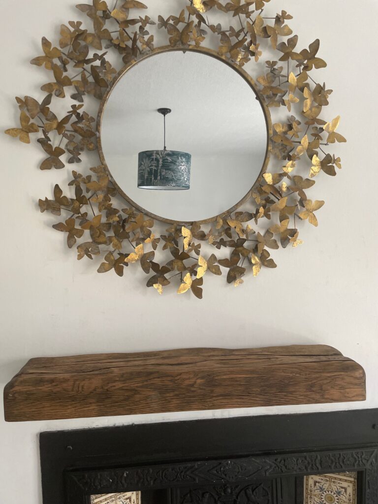 wooden shelf